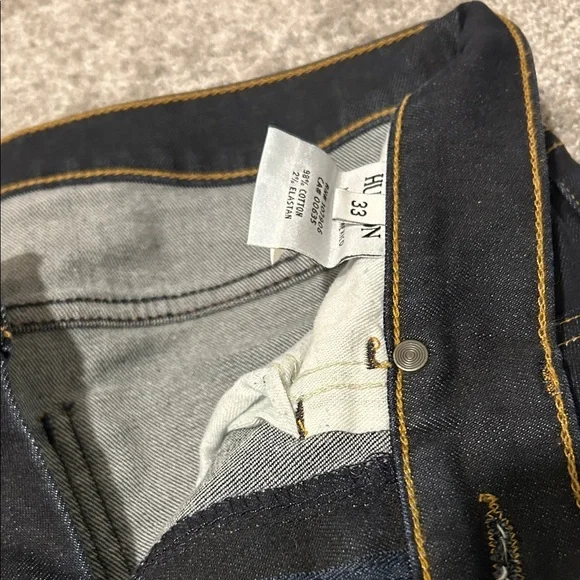 Hudson Jeans Men's Deep Indigo Slim Stright Fit - Picture 6 of 6